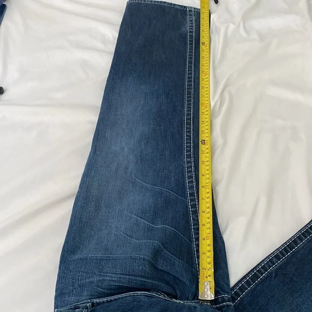 TRUE RELIGION Men’s Rainbow Ricky Jeans Size 32 x 30 . Made in USA
